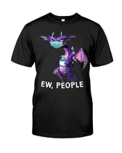 Load image into Gallery viewer, Grumpy Dragon Ew People Special Custom Design Guys Tee
