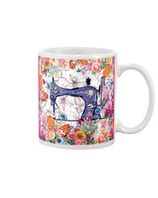 Load image into Gallery viewer, Embroidery Machine Flower Special Custom Design   For Girls Mug
