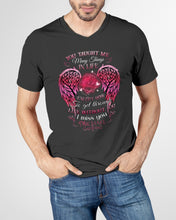 Load image into Gallery viewer, You Taught Me Many Things In Life Custom Name Gift For Son Name Michael Guys V-Neck
