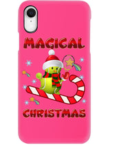 Load image into Gallery viewer, Tennis Players Magical Christmas Snowman Gift For Women Phone case
