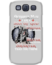 Load image into Gallery viewer, October Man Son Of God Birthday Meaningful Gift For Men Phone case
