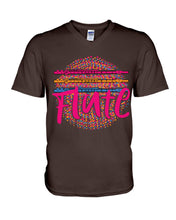 Load image into Gallery viewer, Market Trendz Flute Colorful Design Gift For Flute Players Guys V-Neck
