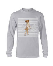 Load image into Gallery viewer, Brittany Spaniel Climb Curtain Gift For Dog Lovers Unisex Long Sleeve
