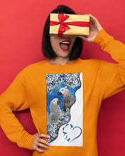 Load image into Gallery viewer, Magical Gray Couple African Parrot Gift For Bird Lovers Unisex Long Sleeve
