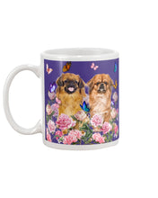 Load image into Gallery viewer, Pekingese With Peonies Gift For Dog Lovers Mug
