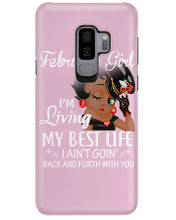 Load image into Gallery viewer, Betty Boop February Girl Living My Best Life Birthday Meaningful Gift Phone case
