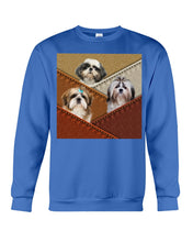 Load image into Gallery viewer, Three Cute Shih Tzu In Bag Gift For Dog Lovers Sweatshirt
