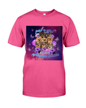 Load image into Gallery viewer, A Girl Loves Yorkshire Terrier Gift For Dog Lovers Guys Tee
