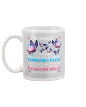 Load image into Gallery viewer, I'm Lonely I Miss My Husband Butterfly Gift For Lover Mug
