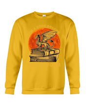 Load image into Gallery viewer, I'm A Book Dragon Not A Worm Gift For Dragon Lovers Sweatshirt
