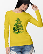 Load image into Gallery viewer, Into The Forest I Go To Lose My Mind Find My Soul Unisex Long Sleeve
