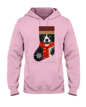 Load image into Gallery viewer, Santa Border Collie In Stock Gift For Dog Lovers Hoodie
