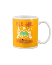 Load image into Gallery viewer, This Girl Loves Halloween Gift For Girls Mug
