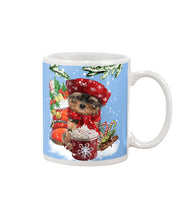 Load image into Gallery viewer, Yorkshire Terrier Loves Drinking Hot Latte Gift For Dog Lovers Mug
