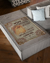 Load image into Gallery viewer, Gift For Wife I'll Love You Then Love You Forever Fleece Blanket
