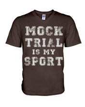 Load image into Gallery viewer, Pink Phone Case Mock Trial Is My Sport Gift For Paralegal Guys V-Neck
