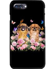 Load image into Gallery viewer, Pekingese With Peonies Gift For Dog Lovers Phone case
