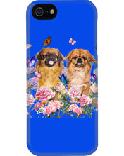 Load image into Gallery viewer, Pekingese With Peonies Gift For Dog Lovers Phone case
