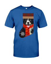 Load image into Gallery viewer, Santa Border Collie In Stock Gift For Dog Lovers Guys Tee
