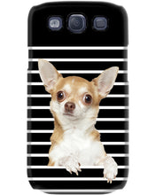 Load image into Gallery viewer, ln Chihuahua Horizontal Stripes Gift For Dog Lovers Phone case
