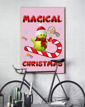 Load image into Gallery viewer, Tennis Players Magical Christmas Snowman Gift For Women Vertical Poster
