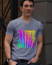 Load image into Gallery viewer, Six Flute Colorful Design Gift For Flute Lovers Guys V-Neck
