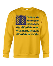 Load image into Gallery viewer, Trucker Farmer America Flag  Unique Custom Design Sweatshirt
