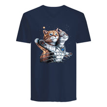 Load image into Gallery viewer, Vintage Funny Cat Love Trending Gift For Cat Lovers Guys V-Neck
