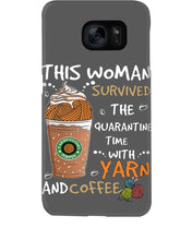 Load image into Gallery viewer, The Quarantine Time With Yarn And Coffee Gift For Women Phone case
