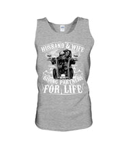 Load image into Gallery viewer, Husband And Wife Riding Partners For Life For Family Unisex Tank Top
