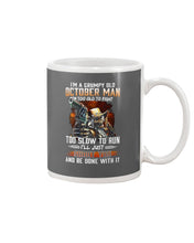 Load image into Gallery viewer, October Grumpy Old Man Will Shoot You For Birthday Gift Mug
