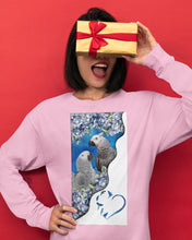 Load image into Gallery viewer, Magical Gray Couple African Parrot Gift For Bird Lovers Unisex Long Sleeve
