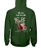 Load image into Gallery viewer, Custom Name Deers Gift For Boyfriend Till Our Last Breath Hoodie
