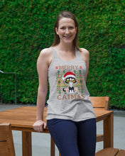 Load image into Gallery viewer, Merry Catmas Cute Funny Gifts Ladies Flowy Tank
