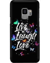Load image into Gallery viewer, Butterfly Live Laugh Love Gift For Lover Phone case
