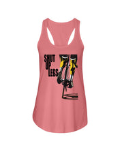 Load image into Gallery viewer, Shut Up Legs Unique Custom Design For Cycling Lovers Ladies Flowy Tank
