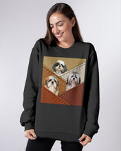 Load image into Gallery viewer, Three Cute Shih Tzu In Bag Gift For Dog Lovers Sweatshirt
