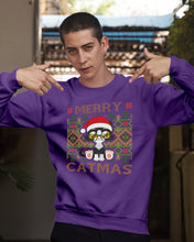 Load image into Gallery viewer, Merry Catmas Cute Funny Gifts Sweatshirt

