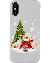 Load image into Gallery viewer, Funny Golden Retrievers Sleep In Red Boots Gift For Dog Lovers Phone case
