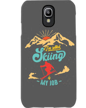 Load image into Gallery viewer, I'm Retired Skiing Is My Job Mountainous Terrain Phone case
