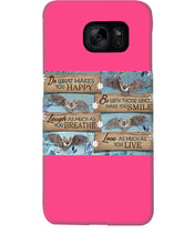 Load image into Gallery viewer, Do What Makes You Happy With Bats Gift For Girls Phone case
