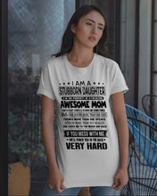 Load image into Gallery viewer, Stubborn Son Of Awesome Mom She'll Punch You Very Hard Guys Tee
