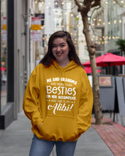Load image into Gallery viewer, Me And Grandma Are More Than Besties I'm Her Accomplice Custom Hoodie
