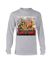 Load image into Gallery viewer, Giraffe Red Car Merry Christmas Gift For Giraffe Lovers Unisex Long Sleeve
