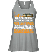 Load image into Gallery viewer, Lord Help Me Be Friendly And Cautions And Kind Gift Ladies Flowy Tank
