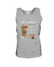 Load image into Gallery viewer, The Quarantine Time With Yarn And Coffee Gift For Women Unisex Tank Top
