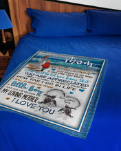 Load image into Gallery viewer, Giving For    Nana You'll Always Be My Loving Mother Custom Design Fleece Blanket
