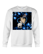 Load image into Gallery viewer, Lovely Phone Case Twinkling Blue Heart Gift For Goat Lovers Sweatshirt
