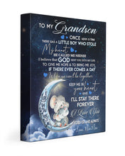 Load image into Gallery viewer, There Was A Little Boy Who Stole My Heart Nee Nee Gift For Grandson Matte Canvas
