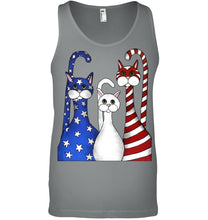 Load image into Gallery viewer, Cat Happy America  Independence's Day Special Custom Design Unisex Tank Top
